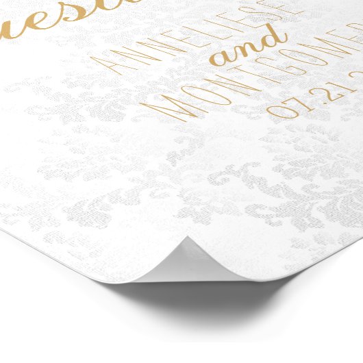 Bitte senden Sie uns unser Gästebuchbuch zu Poster (Ecke)