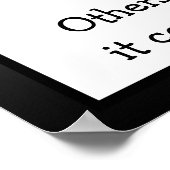 Bitte setzen Sie das Maskensymbol auf Ihr Gesicht Poster (Ecke)