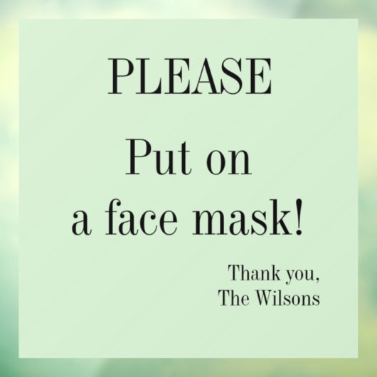 Bitte setzen Sie eine Bildmaske-Fensterklammern ei Fensteraufkleber (Blatt 3)