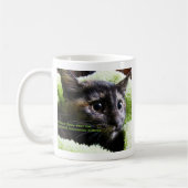 Bitte spucken Sie Ihre Katze Vermeidung unerwünsch Kaffeetasse (Links)