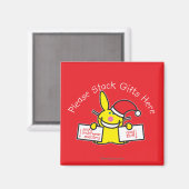 Bitte stapeln Sie hier Geschenke Magnet (Vorderseite/Rückseite)