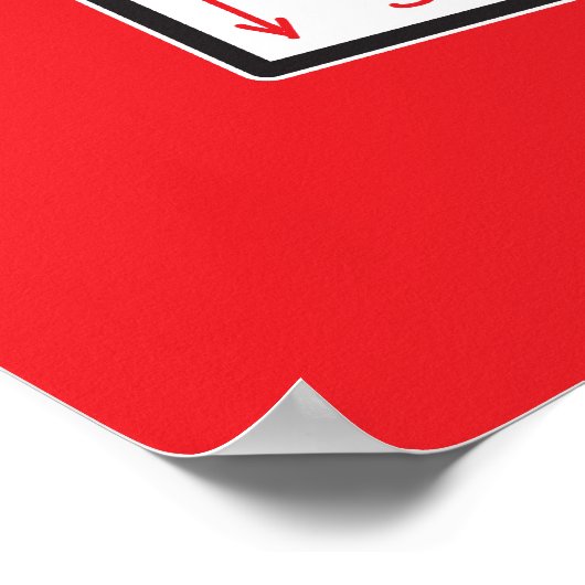 Bitte stapeln Sie hier Geschenke Poster (Ecke)