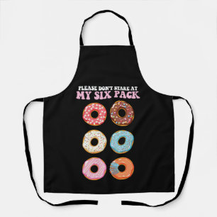 Bitte starr nicht auf meine Six Pack Donuts Abs Schürze