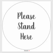 Bitte stehen Sie hier, um ein spezielles Skript fü Aufkleber (Blatt)