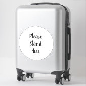 Bitte stehen Sie hier, um ein spezielles Skript fü Aufkleber (Koffer)