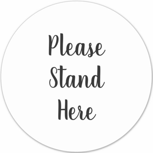 Bitte stehen Sie hier, um ein spezielles Skript fü Aufkleber (Vorderseite)