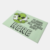 Bitte stellen Sie hier alle Staub ein. Fußmatte (Schrägansicht)