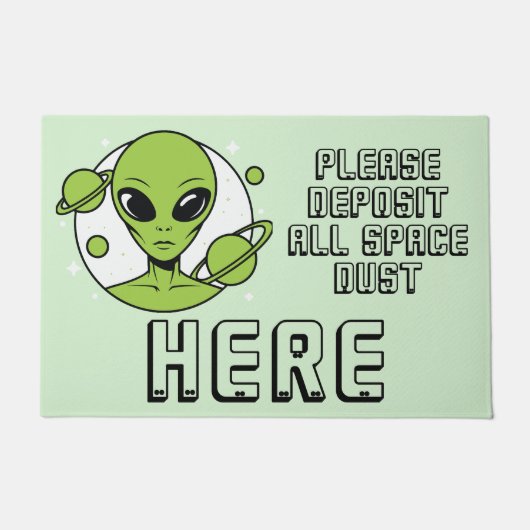 Bitte stellen Sie hier alle Staub ein. Fußmatte (Vorderseite)