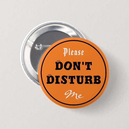 Bitte stören Sie mich nicht Button (Vorne & Hinten)