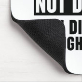 Bitte stören Sie mich nicht genug Mousepad (Ecke)