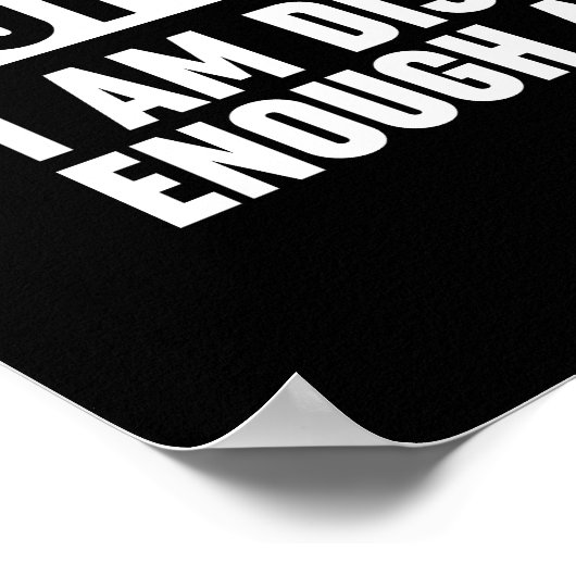 Bitte stören Sie mich nicht genug Poster (Ecke)