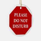 Bitte stören Sie nicht Tür-Aufhänger Keramik Ornament (Rechts)