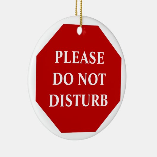 Bitte stören Sie nicht Tür-Aufhänger Keramik Ornament (Rechts)