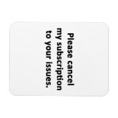 Bitte stornieren Sie mein Abonnement für Ihre Prob Magnet (Horizontal)