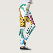 Bitte Strand, Sommer Stimmung Leggings (Rechts)