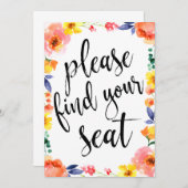 Bitte suchen Sie Ihr Plätzchen für den preiswerten Einladung (Vorne/Hinten)