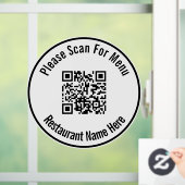 Bitte suchen Sie nach Menu QR-Code-Vorlage Fensteraufkleber (Zuhause)