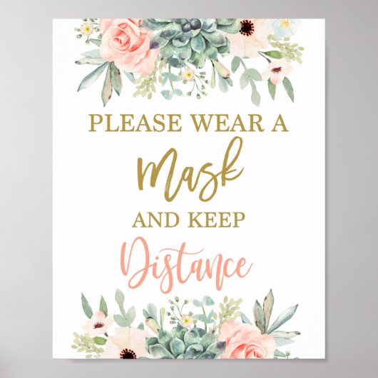 Bitte tragen Sie ein Hautschutzzeichen Poster (Vorne)