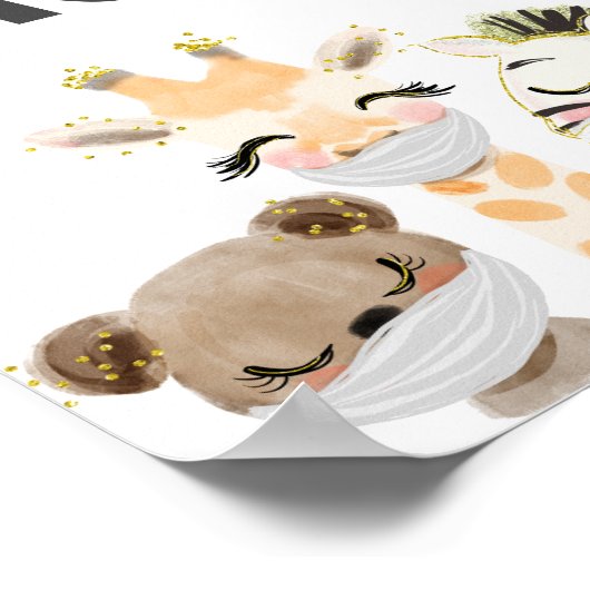 Bitte tragen Sie ein Maskensymbol, Maske erforderl Poster (Ecke)