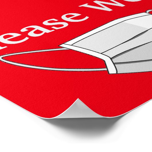 Bitte tragen Sie eine Maskenfenster-Größe. Poster (Ecke)