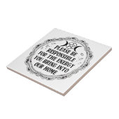 Bitte tragen Sie Verantwortung Fliese (Seite)