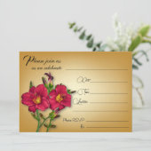 Bitte treten Sie uns bei - Einladung (Stehend Vorderseite)