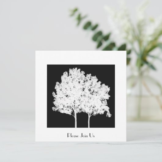 Bitte treten Sie uns bei Einladung (Stehend Vorderseite)