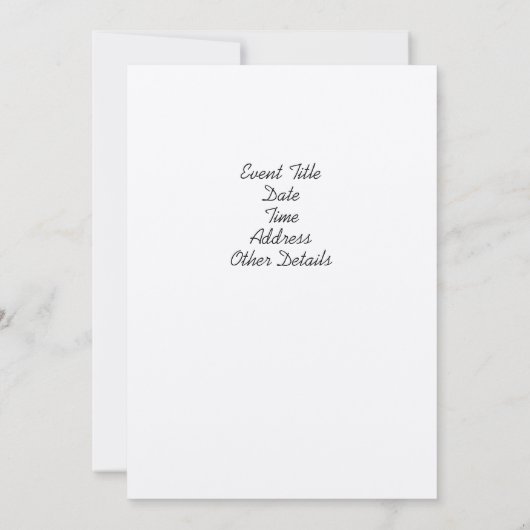 Bitte treten Sie uns bei Einladung (Rückseite)