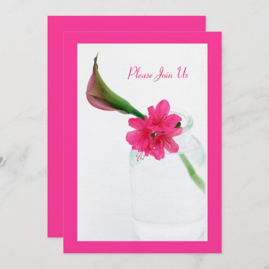 Bitte treten Sie uns bei Einladung (Vorne/Hinten)