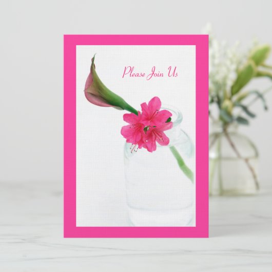 Bitte treten Sie uns bei Einladung (Stehend Vorderseite)