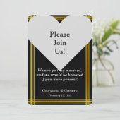 Bitte treten Sie uns bei! Einladung (Stehend Vorderseite)