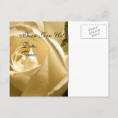 Bitte treten Sie uns bei! Einladung Postkarte Crem (Rückseite)