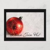 Bitte treten Sie uns bei! Einladung Postkarte Weih (Vorderseite)