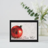 Bitte treten Sie uns bei! Einladung Postkarte Weih (Stehend Vorderseite)