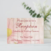 Bitte treten Sie uns für einen Empfang bei Einladung (Stehend Vorderseite)