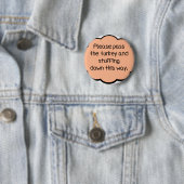 Bitte übergeben Sie die Türkei und ersticken Button (Beispiel)