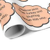 Bitte übergeben Sie die Türkei und ersticken Geschenkpapier (Rolleneckpunkt)