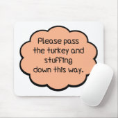 Bitte übergeben Sie die Türkei und ersticken Mousepad (Mit Mouse)