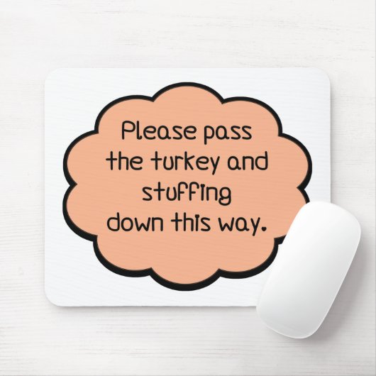 Bitte übergeben Sie die Türkei und ersticken Mousepad (Mit Mouse)