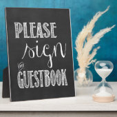 Bitte unterschreiben Sie das Gästebuch-Halbpension Fotoplatte (Seite)
