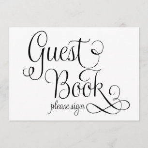 Bitte unterschreiben Sie das Hochzeitsschild, Einladung