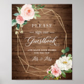 Bitte unterschreiben Sie unser Gästebuch Rustic Ge (Vorne)