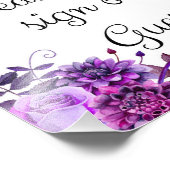 Bitte unterschreiben Sie unser Gästebuchposter. Li Fotodruck (Ecke)