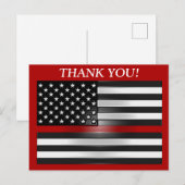 BITTE UNTERSTÜTZEN SIE UNSERE FIREFIGHTERS! POSTKARTE (Vorne/Hinten)