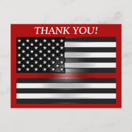 BITTE UNTERSTÜTZEN SIE UNSERE FIREFIGHTERS! POSTKARTE