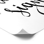 Bitte unterzeichnen Sie ein 8 x 10 Zeichen Poster (Ecke)