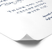 Bitte unterzeichnen Sie unser Gästebuch Elegant Bl (Ecke)