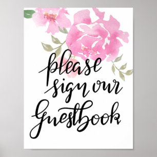 Bitte unterzeichnen Sie unser Gästebuch Script Flo