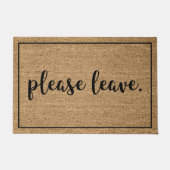 Bitte Verlass Fußmatte (Vorderseite)