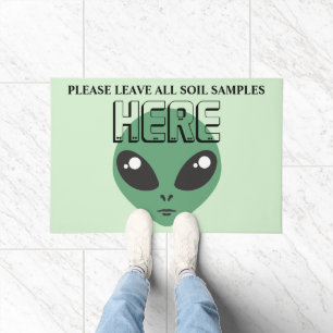 Bitte Verlass hier alle Bodenbeispiele, Alien Fußmatte